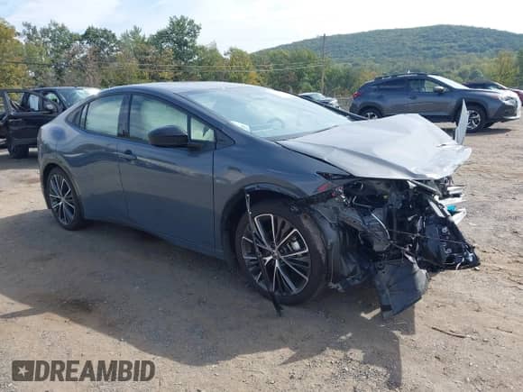 2024 Toyota Prius Limited with VIN JTDADABUXR3024753, listed as a IAAI auction lot 43319289 with 2,526 mi miles and . Bid and sale history available at DreamBid. Image 1.