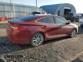 2013 Hyundai Azera with VIN KMHFH4JG4DA206519, listed as a Copart auction lot 70581804 with 102,467 mi miles and Salvage title. Bid and sale history available at DreamBid. Image 3.