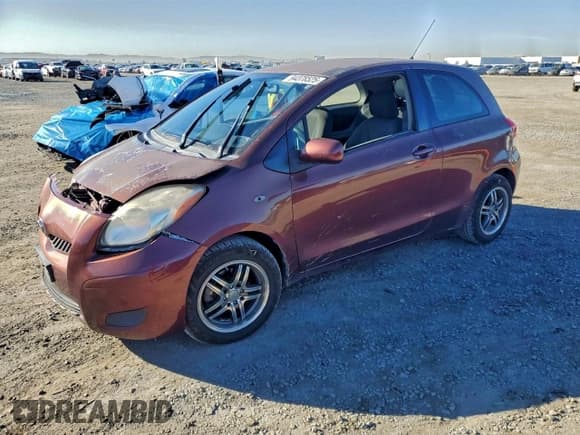 ✅ 2010 Toyota Yaris • VIN: JTDJT4K33A5291799 • Lot: 94378525. Listed on Copart with 126,873 mi. Free auction sales archive from the USA and detailed vehicle history report at DreamBid. Image 1.