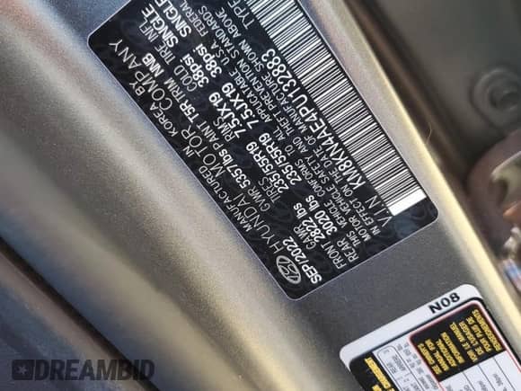 2023 Hyundai Ioniq 5 SEL z VIN KM8KN4AE4PU132883, wystawiony jako Copart lot #72572994 z przebiegiem 13 647 mil mil oraz Szkoda całkowita • Salvage title. Historia ofert i sprzedaży dostępna na DreamBid. Obrazek 13.