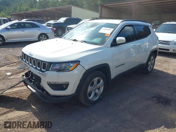 ✅ 2019 Jeep Compass Latitude • VIN: 3C4NJCBB8KT715780 • Lot: 42808883. Listed on IAAI with 94,011 mi. Free auction sales archive from the USA and detailed vehicle history report at DreamBid. Image 2.