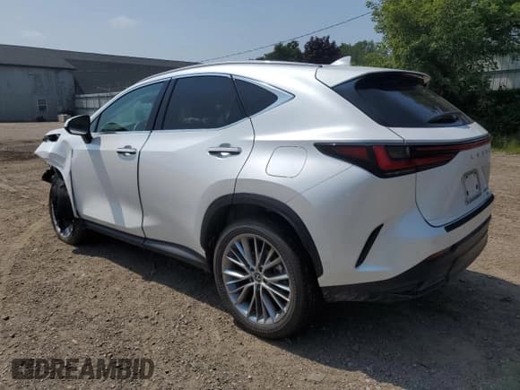 ✅ 2025 Lexus NX 350h Luxury • VIN: 2T2HKCEZ0SC037592 • Lot: 69034965. Listed on Copart with 5,746 mi. Free auction sales archive from the USA and detailed vehicle history report at DreamBid. Image 2.