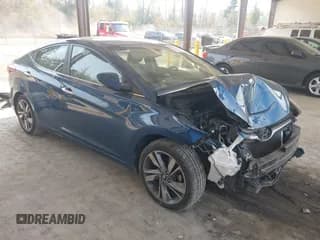 ✅ 2014 Hyundai Elantra SE • VIN: KMHDH4AE2EU108613 • Lot: 43160640. Listed on IAAI with 124,234 mi. Free auction sales archive from the USA and detailed vehicle history report at DreamBid. Image 1.