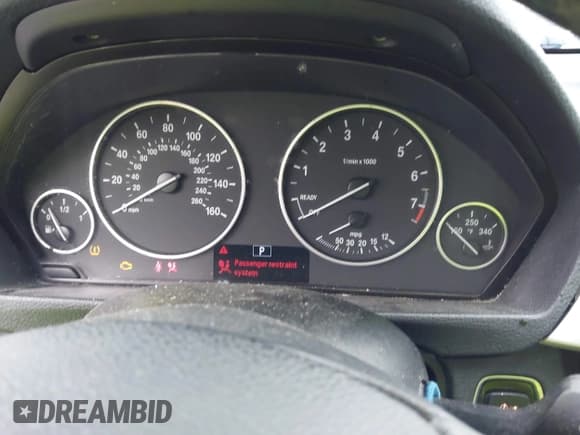 ✅ 2013 BMW 3 Series 328i • VIN: WBA3A5G53DNP19368 • Lot: 43751579. Listed on IAAI with 166,964 mi. Free auction sales archive from the USA and detailed vehicle history report at DreamBid. Image 7.