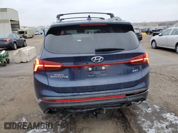 2022 Hyundai Santa Fe Limited z VIN 5NMS44AL2NH373609, wystawiony jako Copart lot #71986532 z przebiegiem 22 051 mil mil oraz . Historia ofert i sprzedaży dostępna na DreamBid. Obrazek 6.