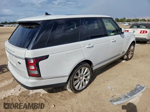 ✅ 2016 Land Rover Range Rover Supercharged • VIN: SALGS2EF4GA283145 • Lot: 94914345. Listed on Copart with 124,101 mi. Free auction sales archive from the USA and detailed vehicle history report at DreamBid. Image 3.