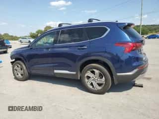 2022 Hyundai Santa Fe SEL with VIN 5NMS3DAJ8NH380503, listed as a Copart auction lot 71860125 with 47,743 mi miles and Salvage title. Bid and sale history available at DreamBid. Image 2.