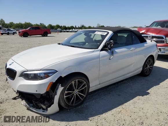 ✅ 2020 BMW 2 Series 230i • VIN: WBA2M7C04L7F61332 • Lot: 52721365. Listed on Copart with 49,175 mi. Free auction sales archive from the USA and detailed vehicle history report at DreamBid. Image 1.
