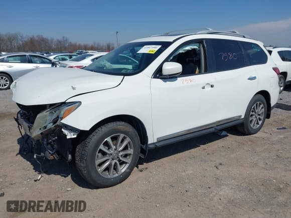 ✅ 2013 Nissan Pathfinder SL • VIN: 5N1AR2MM6DC629197 • Лот: 41847580. Опубликован ранее на IAAI с пробегом 188 121 миль. Бесплатный доступ к архиву аукционных продаж из США и подробный отчёт об истории автомобиля на DreamBid. Изображение 2.