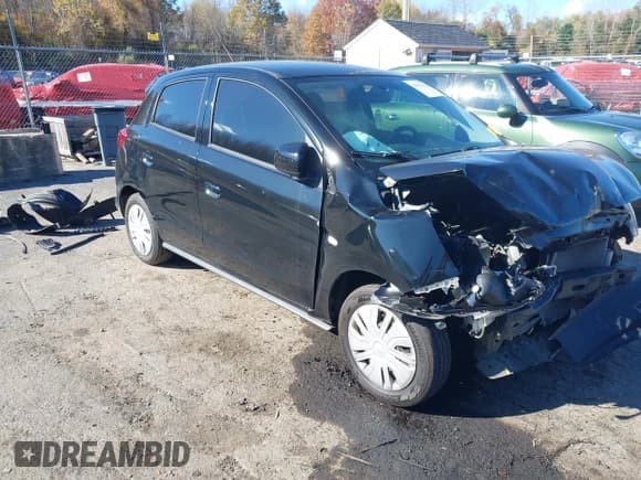 ✅ 2018 Mitsubishi Mirage ES • VIN: ML32A3HJ4JH015028 • Лот: 43533508. Опубликован ранее на IAAI с пробегом 51 897 миль. Бесплатный доступ к архиву аукционных продаж из США и подробный отчёт об истории автомобиля на DreamBid. Изображение 1.