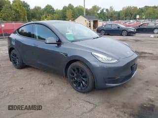 ✅ 2022 Tesla Model Y Long Range • VIN: 7SAYGDEE9NA018029 • Lot: 43211378. Listed on IAAI with 59,492 mi. Free auction sales archive from the USA and detailed vehicle history report at DreamBid. Image 1.