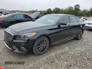 ✅ 2018 Genesis G80 Sport • VIN: KMHGN4JB4JU241749 • Lot: 82725955. Listed on Copart with 94,564 mi. Free auction sales archive from the USA and detailed vehicle history report at DreamBid. Image 1.