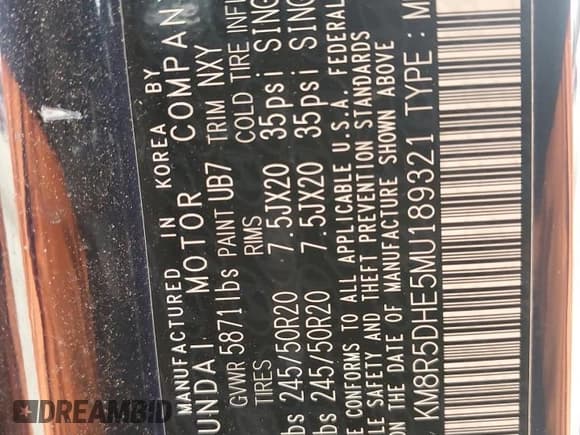 ✅ 2021 Hyundai Palisade Limited • VIN: KM8R5DHE5MU189321 • Лот: 44559175. Опубликован ранее на Copart с пробегом 27 859 миль. Бесплатный доступ к архиву аукционных продаж из США и подробный отчёт об истории автомобиля на DreamBid. Изображение 13.