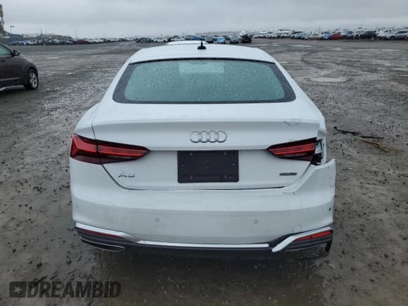 ✅ 2024 Audi A5 Sportback S line Premium • VIN: WAUDACF55RA055857 • Lot: 50886375. Listed on Copart with Not provided. Free auction sales archive from the USA and detailed vehicle history report at DreamBid. Image 6.