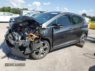 2021 Chevrolet Bolt EV Premier with VIN 1G1FZ6S03M4104585, listed as a Copart auction lot 62078965 with Not provided miles and Clean title. Bid and sale history available at DreamBid. Image 1.