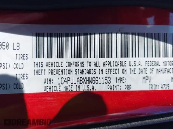 ✅ 2017 Jeep Cherokee Altitude • VIN: 1C4PJLABXHW661153 • Lot: 41058821. Wystawiony na IAAI z przebiegiem 167 418 mil. Bezpłatny archiwum sprzedaży aukcyjnych z USA i szczegółowy raport historii pojazdu na DreamBid. Zdjęcie 9.