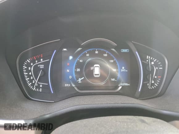 ✅ 2020 Hyundai Santa Fe Limited • VIN: 5NMS5CAA9LH300921 • Lot: 43613554. Wystawiony na Copart z przebiegiem 33 790 mil. Bezpłatny archiwum sprzedaży aukcyjnych z USA i szczegółowy raport historii pojazdu na DreamBid. Zdjęcie 9.