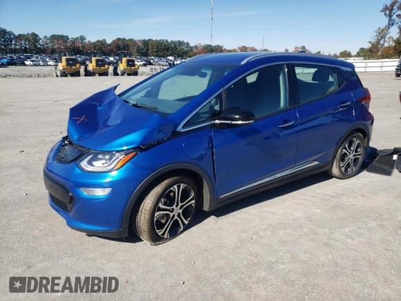 ✅ 2021 Chevrolet Bolt EV Premier • VIN: 1G1FZ6S0XM4101814 • Lot: 91508585. Wystawiony na Copart z przebiegiem 53 878 mil. Bezpłatny archiwum sprzedaży aukcyjnych z USA i szczegółowy raport historii pojazdu na DreamBid. Zdjęcie 1.