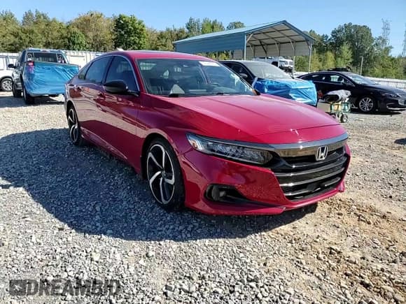 ✅ 2021 Honda Accord Sport • VIN: 1HGCV2F31MA033697 • Lot: 89544555. Listed on Copart with 33,058 mi. Free auction sales archive from the USA and detailed vehicle history report at DreamBid. Image 13.