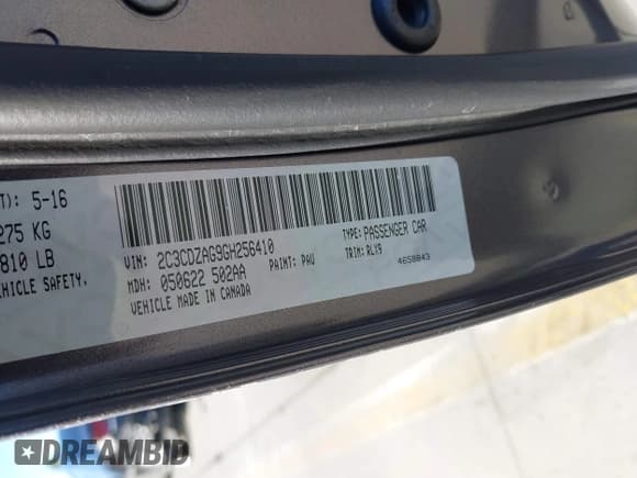 ✅ 2016 Dodge Challenger SXT • VIN: 2C3CDZAG9GH256410 • Лот: 43495707. Опубликован ранее на IAAI с пробегом 97 803 миль. Бесплатный доступ к архиву аукционных продаж из США и подробный отчёт об истории автомобиля на DreamBid. Изображение 9.