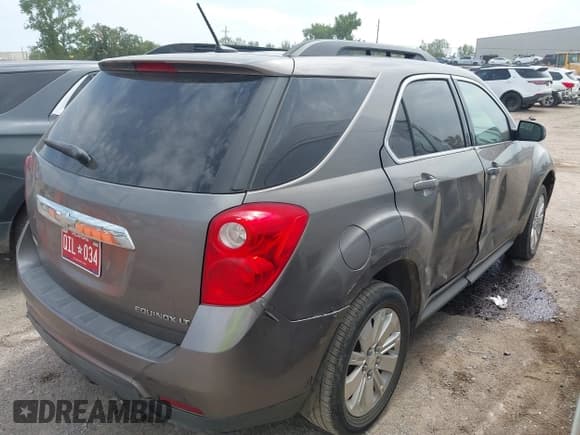✅ 2010 Chevrolet Equinox 2LT • VIN: 2CNALPEW5A6395363 • Lot: 43153087. Listed on IAAI with Not provided. Free auction sales archive from the USA and detailed vehicle history report at DreamBid. Image 4.