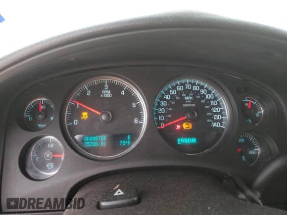 2014 Chevrolet Tahoe Commercial with VIN 1GNLC2E07ER168446, listed as a Copart auction lot 51164515 with 75,720 mi miles and Salvage title. Bid and sale history available at DreamBid. Image 9.