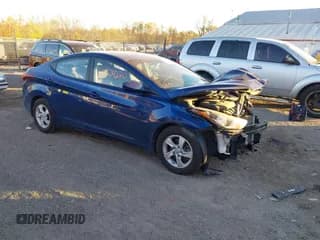 ✅ 2016 Hyundai Elantra SE • VIN: 5NPDH4AE4GH710463 • Lot: 43634270. Listed on IAAI with 99,346 mi. Free auction sales archive from the USA and detailed vehicle history report at DreamBid. Image 1.