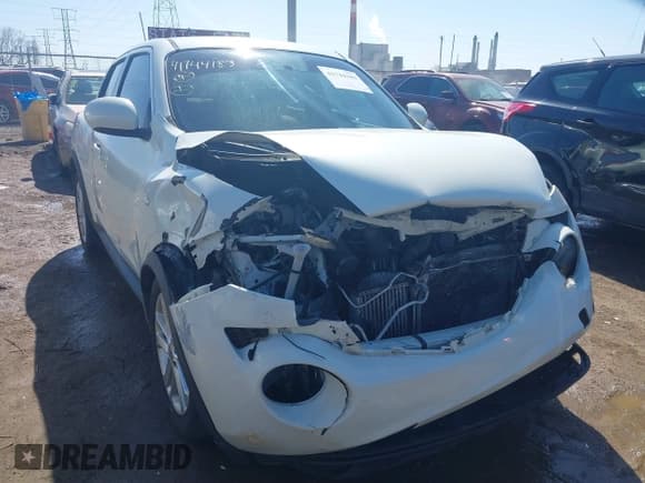 ✅ 2012 Nissan Juke S • VIN: JN8AF5MR7CT105652 • Lot: 41744183. Wystawiony na IAAI z przebiegiem 164 368 mil. Bezpłatny archiwum sprzedaży aukcyjnych z USA i szczegółowy raport historii pojazdu na DreamBid. Zdjęcie 1.