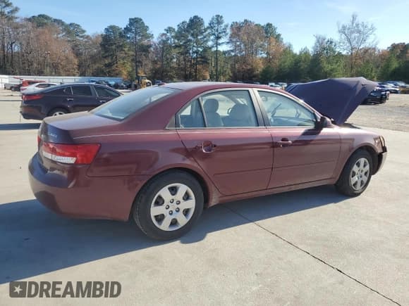 ✅ 2008 Hyundai Sonata GLS • VIN: 5NPET46C48H401040 • Лот: 85438324. Опубликован ранее на Copart с пробегом 55 461 миль. Бесплатный доступ к архиву аукционных продаж из США и подробный отчёт об истории автомобиля на DreamBid. Изображение 3.