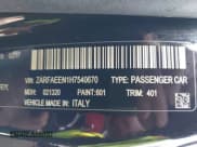 ✅ 2017 Alfa Romeo Giulia Ti • VIN: ZARFAEEN1H7540670 • Lot: 41790762. Listed on IAAI with 85,030 mi. Free auction sales archive from the USA and detailed vehicle history report at DreamBid. Image 9.