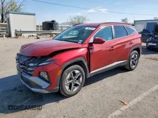 2025 Hyundai Tucson SEL with VIN 5NMJBCDE3SH487350, listed as a Copart auction lot 70636585 with 9,694 mi miles and Salvage title. Bid and sale history available at DreamBid. Image 1.