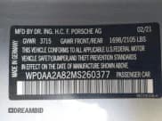 ✅ 2021 Porsche Cayman • VIN: WP0AA2A82MS260377 • Lot: 40970360. Wystawiony na IAAI z przebiegiem 23 785 mil. Bezpłatny archiwum sprzedaży aukcyjnych z USA i szczegółowy raport historii pojazdu na DreamBid. Zdjęcie 9.