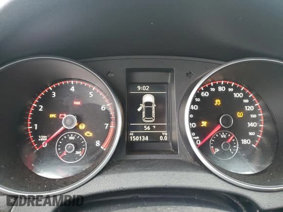 ✅ 2014 Volkswagen Golf GTI Wolfsburg Edition • VIN: WVWGD7AJ9EW008346 • Lot: 57912825. Listed on Copart with 150,134 mi. Free auction sales archive from the USA and detailed vehicle history report at DreamBid. Image 9.