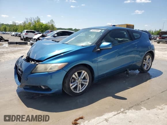 ✅ 2012 Honda CR-Z EX • VIN: JHMZF1D65CS002506 • Lot: 56349995. Listed on Copart with 75,185 mi. Free auction sales archive from the USA and detailed vehicle history report at DreamBid. Image 1.