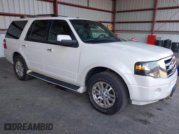 ✅ 2012 Ford Expedition Limited • VIN: 1FMJU2A57CEF57411 • Lot: 43190959. Listed on IAAI with 209,335 mi. Free auction sales archive from the USA and detailed vehicle history report at DreamBid. Image 1.