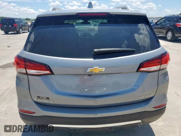 2024 Chevrolet Equinox Premier z VIN 3GNAXNEG0RL153147, wystawiony jako Copart lot #62318255 z przebiegiem 7 078 mil mil oraz Szkoda całkowita • Salvage title. Historia ofert i sprzedaży dostępna na DreamBid. Obrazek 6.