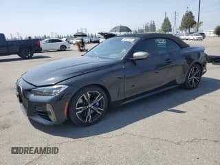 ✅ 2023 BMW 4 Series M440i • VIN: WBA53AT07PCL58393 • Lot: 60527305. Listed on Copart with 32,546 mi. Free auction sales archive from the USA and detailed vehicle history report at DreamBid. Image 1.