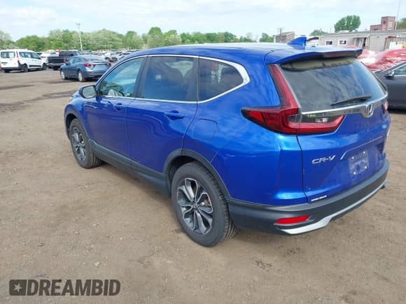 ✅ 2020 Honda CR-V EX-L • VIN: 7FARW2H82LE018831 • Lot: 42206519. Listed on IAAI with 57,974 mi. Free auction sales archive from the USA and detailed vehicle history report at DreamBid. Image 3.