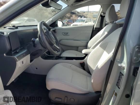 2024 Hyundai Kona SEL with VIN KM8HBCAB0RU079444, listed as a Copart auction lot 46711015 with Not provided miles and Non repairable. Bid and sale history available at DreamBid. Image 7.