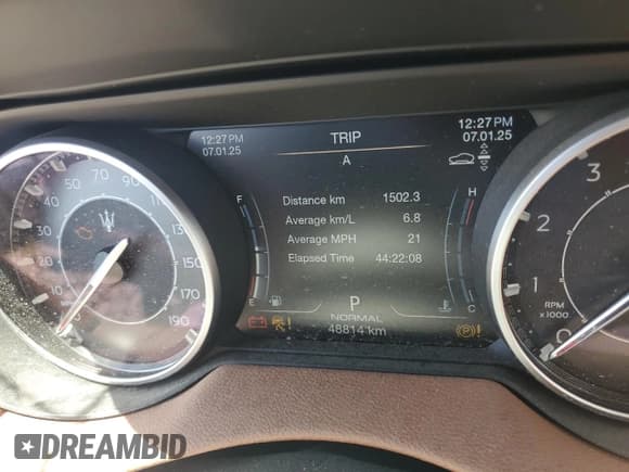 ✅ 2021 Maserati Levante S • VIN: ZN661YUS3MX359677 • Lot: 44782645. Listed on Copart with 48,814 mi. Free auction sales archive from the USA and detailed vehicle history report at DreamBid. Image 9.