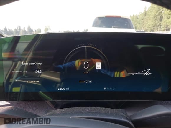 ✅ 2025 Lucid Air Touring • VIN: 50EA1TEA9SA009440 • Лот: 42773527. Опубликован ранее на IAAI с пробегом 2 200 миль. Бесплатный доступ к архиву аукционных продаж из США и подробный отчёт об истории автомобиля на DreamBid. Изображение 7.