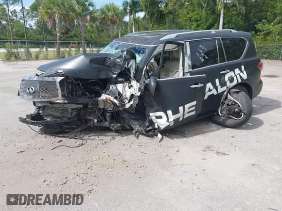 ✅ 2011 Infiniti QX56 7-passenger • VIN: JN8AZ2NF3B9501728 • Lot: 43776326. Listed on IAAI with 111,264 mi. Free auction sales archive from the USA and detailed vehicle history report at DreamBid. Image 2.