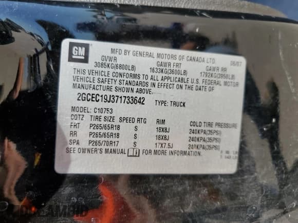 ✅ 2007 Chevrolet Silverado 1500 1LT • VIN: 2GCEC19J371733642 • Lot: 73386234. Listed on Copart with 221,391 mi. Free auction sales archive from the USA and detailed vehicle history report at DreamBid. Image 14.