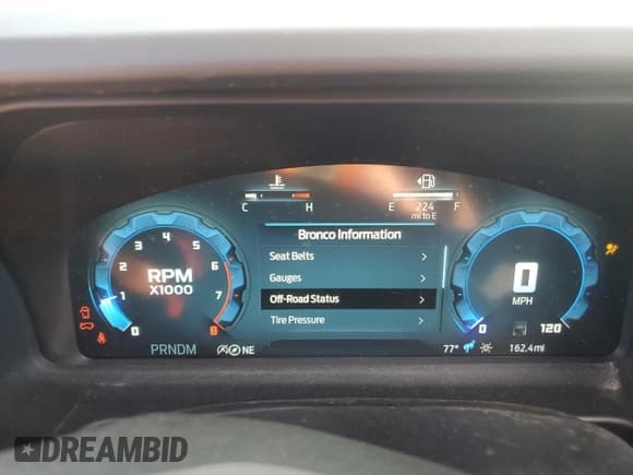 ✅ 2025 Ford Bronco Big Bend • VIN: 1FMDE7BH5SLA64160 • Лот: 65975475. Опубликован ранее на Copart с пробегом 162 миль. Бесплатный доступ к архиву аукционных продаж из США и подробный отчёт об истории автомобиля на DreamBid. Изображение 9.