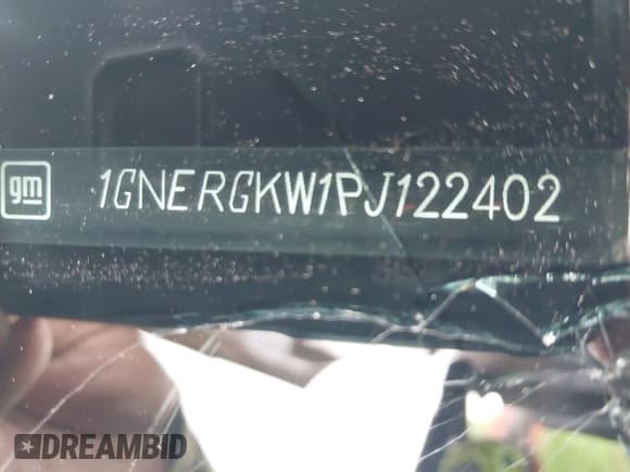 ✅ 2023 Chevrolet Traverse LT Cloth • VIN: 1GNERGKW1PJ122402 • Lot: 42517059. Listed on IAAI with 37,087 mi. Free auction sales archive from the USA and detailed vehicle history report at DreamBid. Image 9.