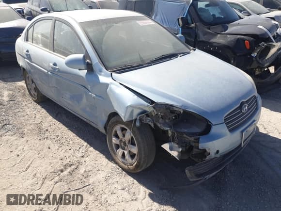 ✅ 2006 Hyundai Accent GLS • VIN: KMHCN46C46U007974 • Lot: 56769975. Listed on Copart with Not provided. Free auction sales archive from the USA and detailed vehicle history report at DreamBid. Image 4.