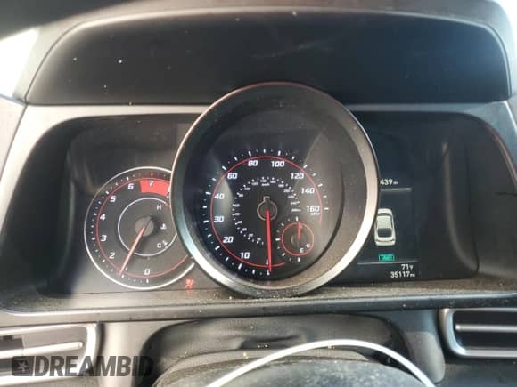 2021 Hyundai Elantra SEL z VIN KMHLM4AG7MU095428, wystawiony jako Copart lot #80033035 z przebiegiem 35 117 mil mil oraz Szkoda całkowita • Salvage title. Historia ofert i sprzedaży dostępna na DreamBid. Obrazek 9.