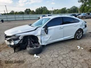 2020 Honda Accord EX-L with VIN 1HGCV1F56LA089631, listed as a Copart auction lot 81540865 with 93,291 mi miles and Salvage title. Bid and sale history available at DreamBid. Image 1.