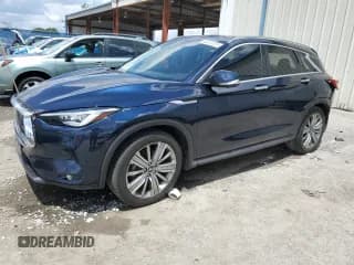 ✅ 2022 Infiniti QX50 Sensory • VIN: 3PCAJ5EA0NF108109 • Лот: 54412225. Опубликован ранее на Copart с пробегом 53 814 миль. Бесплатный доступ к архиву аукционных продаж из США и подробный отчёт об истории автомобиля на DreamBid. Изображение 1.