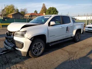 ✅ 2021 Chevrolet Colorado 4WD Work Truck • VIN: 1GCGTBEN8M1130503 • Лот: 71482365. Опубликован ранее на Copart с пробегом 87 834 миль. Бесплатный доступ к архиву аукционных продаж из США и подробный отчёт об истории автомобиля на DreamBid. Изображение 1.